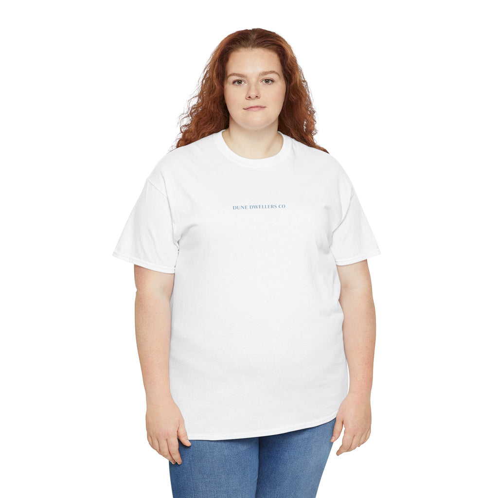 Shoreline Society Tee | Lighthouse Bay - White/Blue