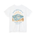 Shoreline Society Tee | Lighthouse Bay - White/Blue