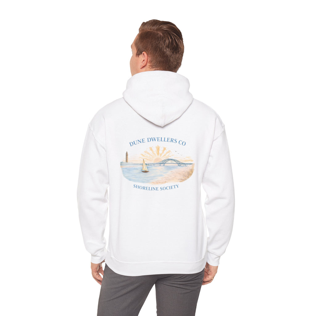 Shoreline Society Hoodie | Captree - White