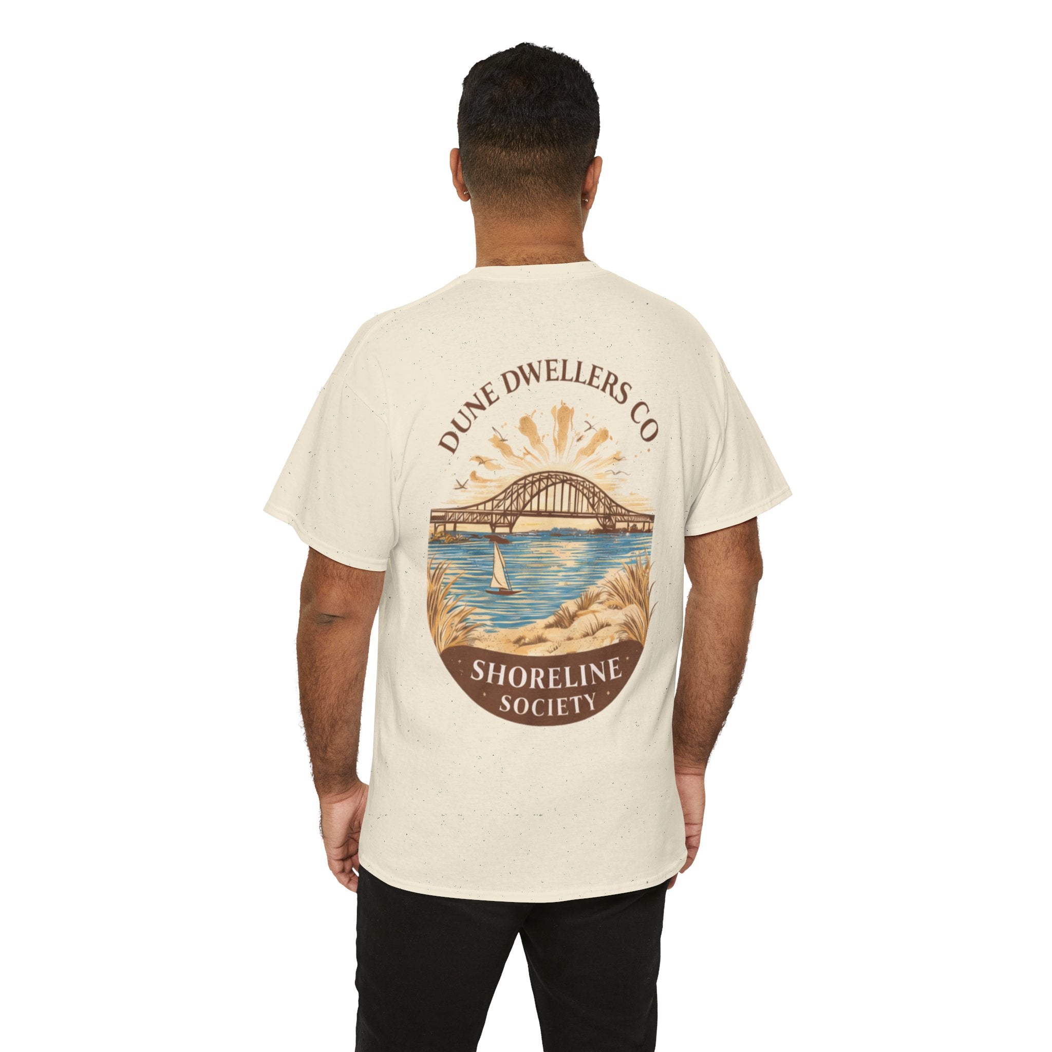 Shoreline Society Tee | Lighthouse Bay - Natural