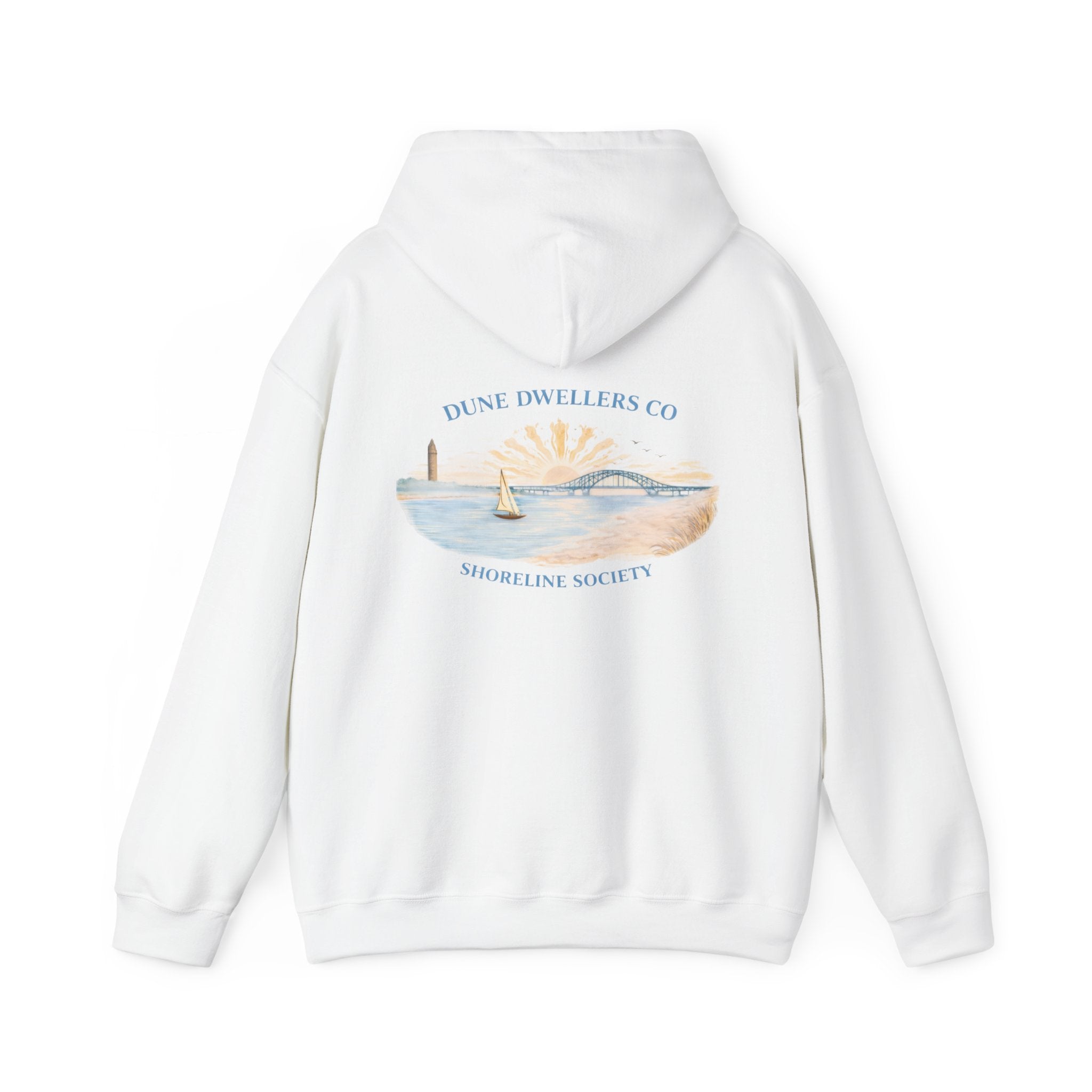 Shoreline Society Hoodie | Captree - White