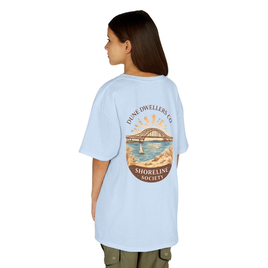 Shoreline Society Tee Youth | Lighthouse Bay - Light Blue