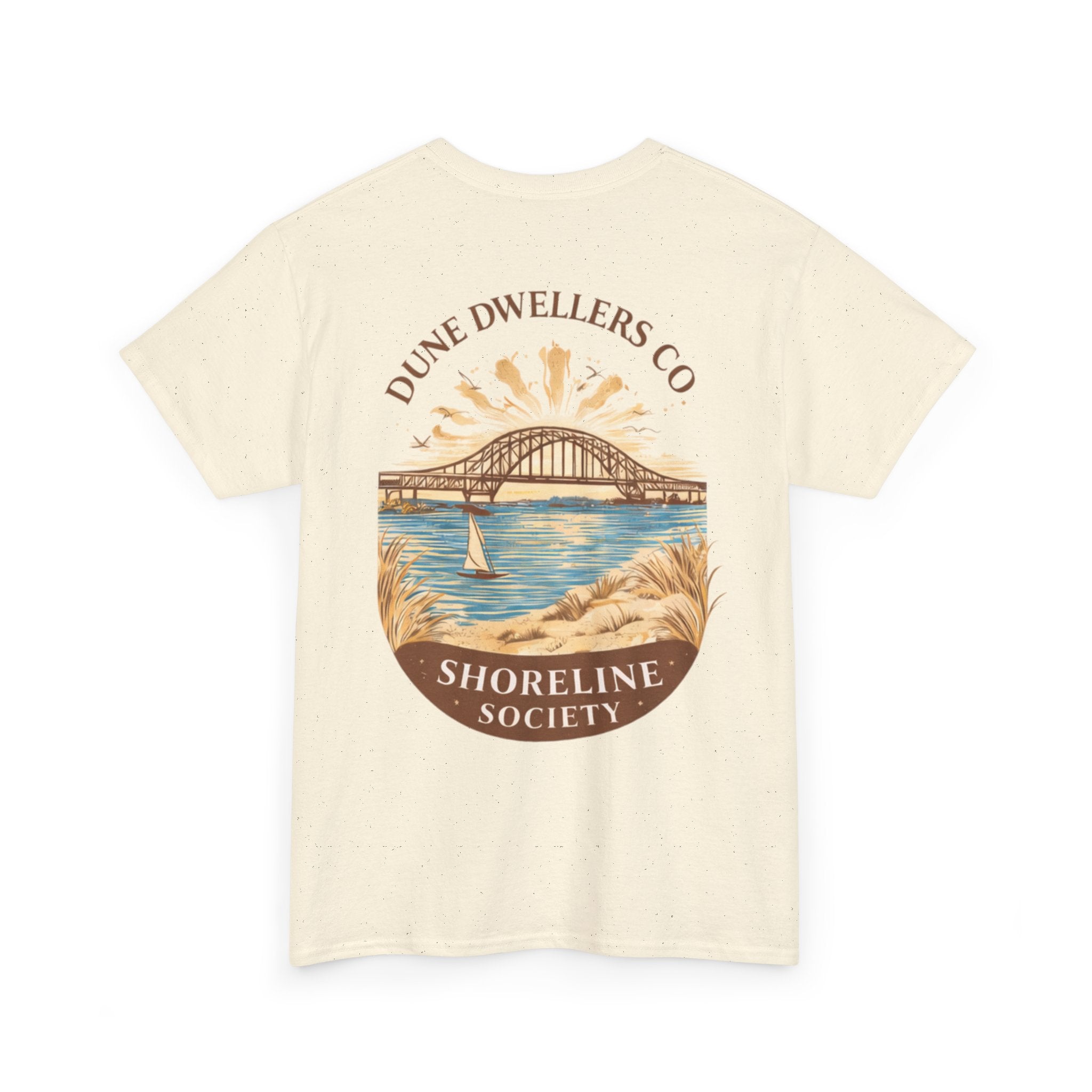 Shoreline Society Tee | Lighthouse Bay - Natural