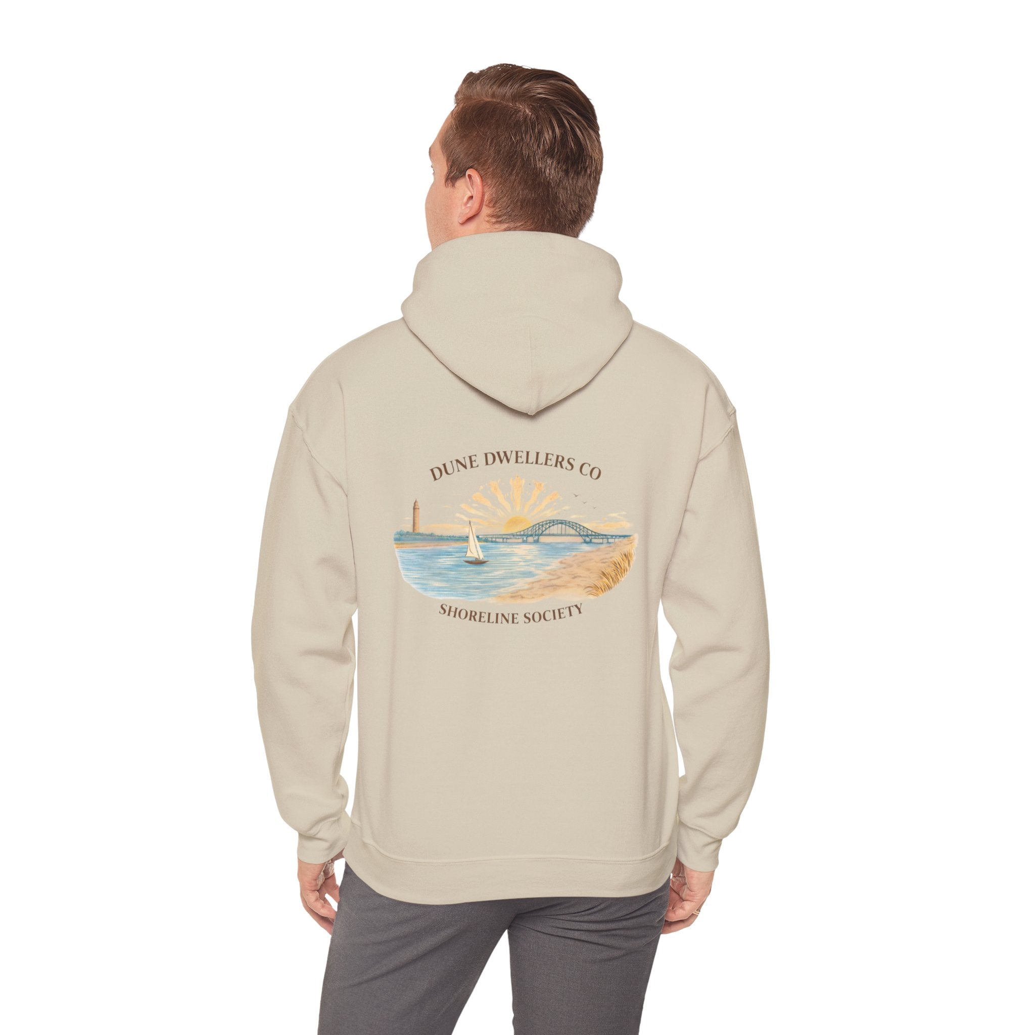 Shoreline Society Hoodie | The Captree Island - Sand