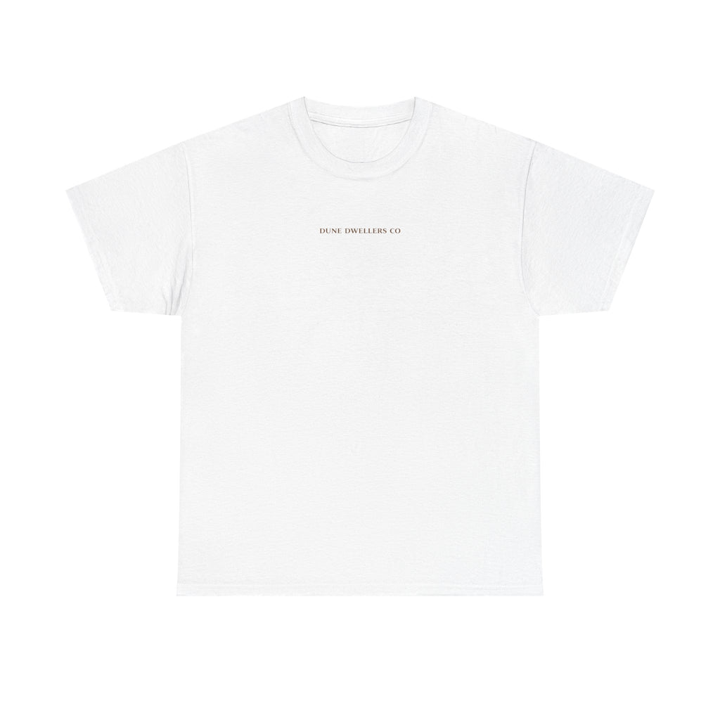 Shoreline Society Tee | Lighthouse Bay - White/Tan