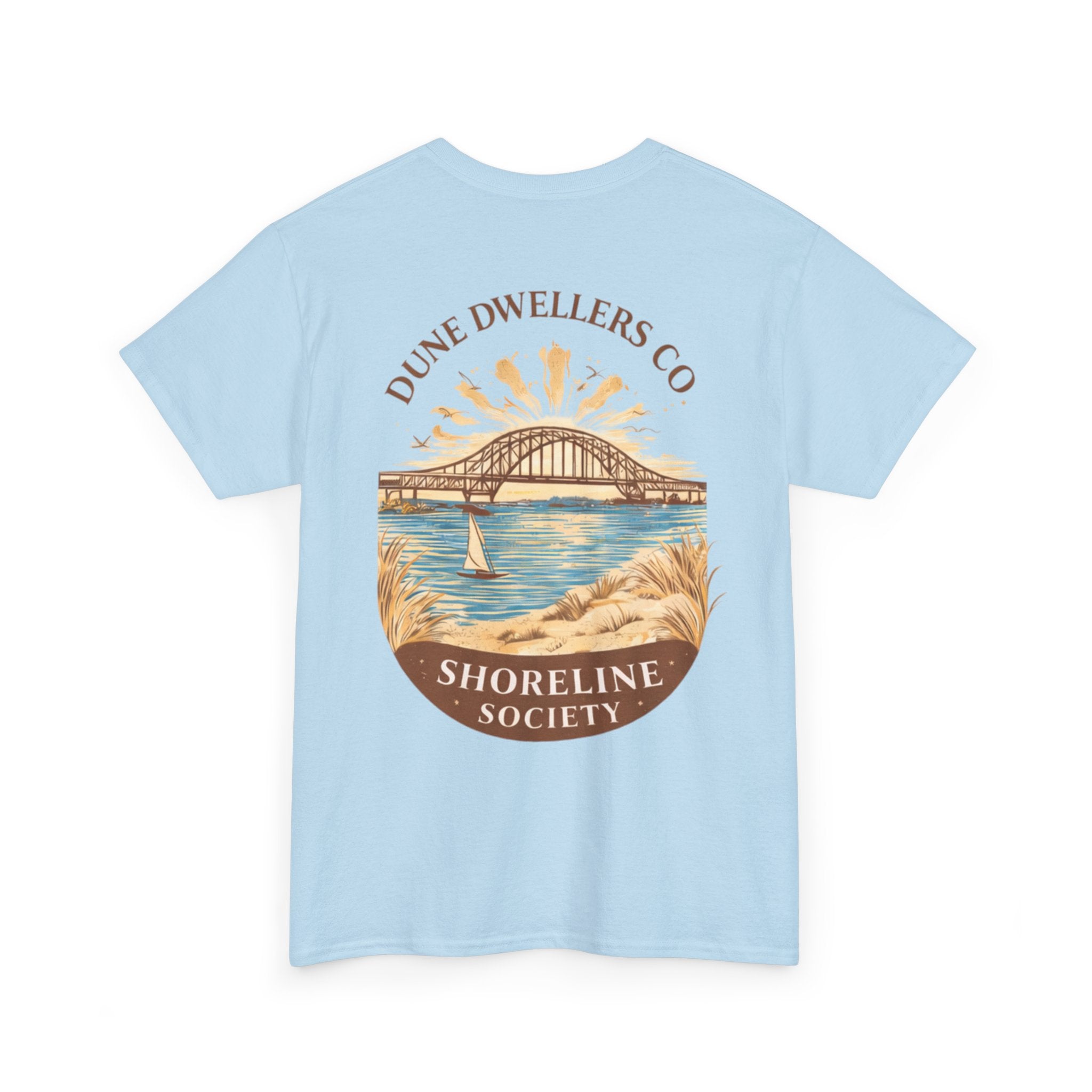 Shoreline Society Tee | Lighthouse Bay - Light Blue