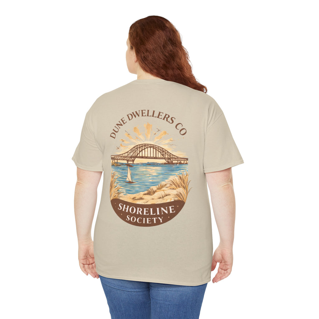 Shoreline Society Tee | Lighthouse Bay - Sand