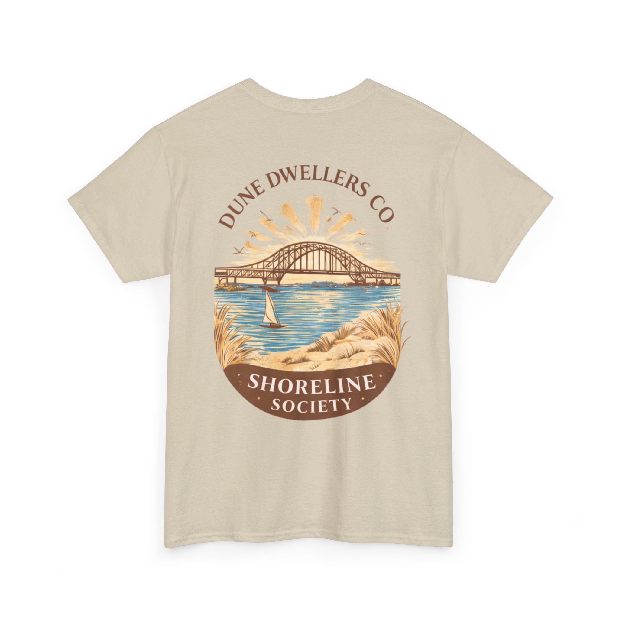 Shoreline Society Tee | Lighthouse Bay - Sand