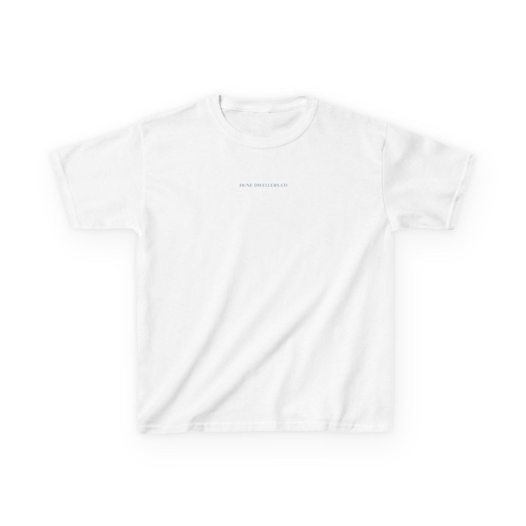 Shoreline Society Tee Youth | Lighthouse Bay - White/Light Blue
