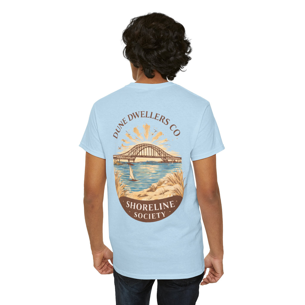 Shoreline Society Tee | Lighthouse Bay - Light Blue