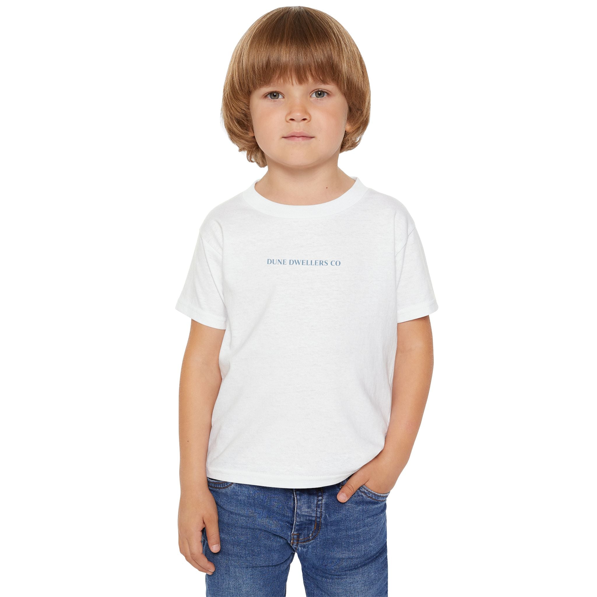 Shoreline Society Tee Toddler | Lighthouse Bay - White/Blue
