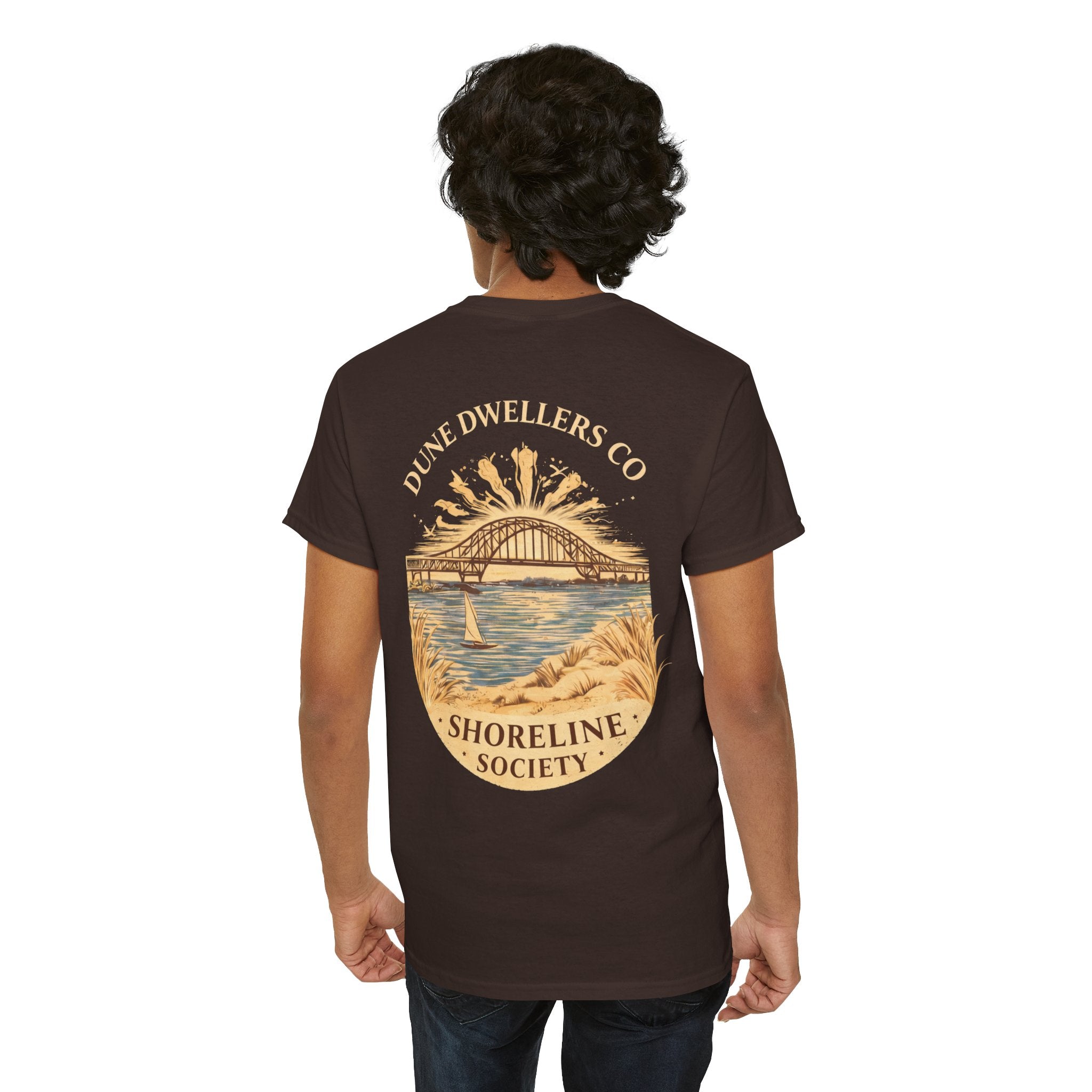 Shoreline Society Tee | The GSB - Dark Chocolate